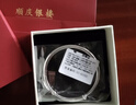 顺庆银楼9999足银手镯光面推拉圆肚手镯亲子款满月新年礼物送女友 大人款推拉30克单个配证书 实拍图