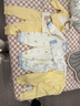 婧麒（JOYNCLEON）秋冬婴儿连体衣新生男女宝宝夹棉衣服无骨哈衣爬服小月龄睡衣 云朵小熊【40g棉连体衣】 66cm  【3-6个月建议体重6.8-8.9kg】 实拍图