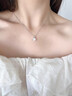 唯一（Winy）一克拉莫桑石999足银项链女款送女友老婆38三八妇女节女神礼物 实拍图