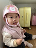 爱贝迪拉防摔帽婴儿学步护头防摔撞头盔枕宝宝学走路儿童防撞神器粉色小兔 实拍图