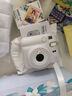INSTAX富士instax立拍立得 一次成像相机 mini12精美礼盒 月光茉莉 含10张fafa花边相纸 实拍图