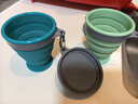 M Square折叠杯便携旅行硅胶杯碗食品级泡面碗露营户外野餐宝宝碗 清水蓝 实拍图