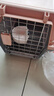 喵先生宠物航空箱猫咪狗狗航空箱便携式猫箱子外出猫包太空舱车载托运箱 奶灰色（48*30*33cm） 实拍图