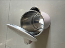 美的（Midea）电热水壶烧水壶养生双层防烫0涂层 食品级304不锈钢1500W快速沸腾1.7L大容量泡茶 HJ1705 实拍图
