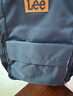 Lee双肩包男潮牌大容量电脑包初高中旅游背包大学生书包女 藏青色 实拍图