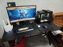 奥伦福特  电脑桌台式家用电竞游戏桌办公书桌简约书房写字桌子 碳纤维纹路单桌-120*60 升级款电竞桌 实拍图