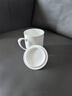 陶相惠茶杯办公杯陶瓷杯纯白骨瓷带盖会议杯子开会水杯定制公司LOGO刻字 实拍图