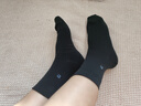 皮尔卡丹袜子男士秋冬季100%纯棉抗菌防臭厚款休闲运动耐磨全棉商务中筒袜 实拍图