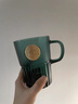 星巴克（Starbucks）墨绿色女神铭牌玻璃马克杯咖啡杯办公室水杯喝水400ml女神节礼物 实拍图