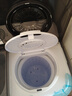 奥克斯（AUX）洗衣机半自动家用双缸双桶大容量小型租房宿舍波轮双杠强力去污省水电 7.5公斤【洗4.5+脱3+终生联保】黑色 双缸 实拍图