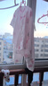 童泰婴儿连体衣新生儿衣服四季0-6月初生宝宝哈衣爬服纯棉内衣2件装 粉白花朵（四季款） 66cm (建议3-6个月身高60-68cm) 实拍图