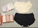红豆内裤女纯棉抑菌裆女士内裤棉氨中腰三角裤4条装 组合一165 实拍图