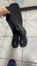 达芙妮不过膝靴子女长筒靴秋冬瘦瘦靴骑士靴高跟复古长靴女 黑色 36 实拍图