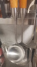 Jidaocook304不锈钢花梨木厨具套装家用锅铲厨房铲勺锅铲家用炒菜铲子 三件套(粥勺+锅铲+漏勺) 实拍图