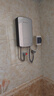 志高（CHIGO）即热式电热水器6500W电热水器小厨宝家用集成洗澡免储水多功率可调防漏电 银色 KBR-B65 实拍图