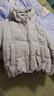 雪中飞新款女士短款羽绒服潮流休闲风小个子加长外套舒适温暖 浅紫灰|6162 M 160 实拍图