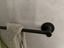京东京造 反重力毛巾架拖鞋架 免打孔太空铝单杆厨房卫生间浴室置物 50cm 实拍图