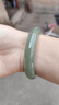 印象眸 【优选级】和田玉手镯浅青玉镯子送女友送妈妈内径53-54mm 实拍图