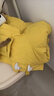 嘟嘟家女童棉袄冬装加厚儿童棉服冬季潮宝宝外套深冬洋气童装 黄色 100 实拍图
