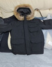 京东京造【进口极寒95鹅绒服】羽绒服男外套女冬季新款中长款 曜石黑 2XL 实拍图