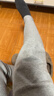 浪莎秋裤男单件纯棉薄款羊毛抑菌护膝男士棉毛裤保暖线裤衬裤深灰 L 实拍图