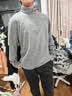 迪卡侬（DECATHLON）保暖户外抓绒衣外套男女运动宽松秋摇粒绒外套冲锋衣内胆 男款-半拉链-浅灰色 2XL 实拍图