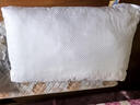 富安娜 枕头芯低枕酒店枕头全棉面料抗菌枕头芯纤维软枕芯一对装74*48cm 实拍图
