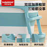 世纪宝贝（babyhood）泡澡桶折叠加厚大人家用全身可坐浴桶成人浴缸 儿童游泳桶322蓝 实拍图