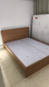 全友家居 北欧原木风小户型双人床1.5米x2米现代简约卧室落地床无床腿 实拍图