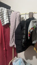 顺优晾衣架落地衣帽架卧室凉衣架阳台挂衣服架子室内可移动简易杆衣架 100cm-双层网篮-特粗管 实拍图