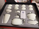 苏氏陶瓷新年礼物翡翠玉功夫茶具套装羊脂玉陶瓷盖碗青瓷茶壶组节日礼盒装 实拍图