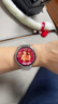 HUAWEI WATCH 5 42mm基础款不锈钢表壳金星白素皮复合表带X-TAP智感窗eSIM通信手表华为智能手表watch5 实拍图