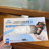 英科医疗一次性手套PVC手套100只中码洗碗厨房美容家务透明防水食品级手套 实拍图