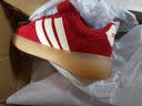 adidas小童「果冻T头鞋」BARREDA DECODE C运动鞋阿迪达斯轻运动   浅猩红/暖香草色   28 实拍图