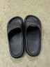 朴西香蕉船情侣凉拖鞋女浴室不易滑室内居家四季拖鞋男 黑色 39-40 实拍图