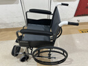 鱼跃(yuwell)轮椅车H051折叠老人轻便旅行手推车钢管免充气胎代步车 实拍图