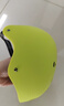 统步轮滑护具儿童溜冰鞋旱冰鞋滑板自行车骑行头盔护具套装 荧光黄 实拍图