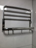 美琦笙毛巾架卫生间免打孔不锈钢浴室浴巾架厕所卫生间壁挂式置物 【升级款】特厚304浴巾架-50cm 实拍图