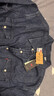 Levi's李维斯男士经典宽松蓝色牛仔衬衫时尚简约美式水洗情侣外套 深蓝色 M 实拍图
