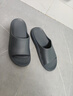 京东京造【3.5cm踩屎感】eva厚底拖鞋男士防臭休闲凉拖鞋 碳灰 44-45 实拍图