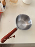 热油小锅泼油锅加厚不锈钢木柄防烫带刻度双倒流口不挂油无涂层 【木柄】爆款300ml 实拍图