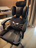 奥伦福特 电脑椅办公椅子电竞椅家用人体工学椅老板椅主播靠背椅皮革转椅 创意工学椅-黑+乳胶【二代升级】 实拍图