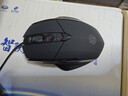 英菲克（INPHIC）W1 有线游戏鼠标宏定义人体工学轻音家用办公笔记本电脑台式USB通用 黑色 实拍图
