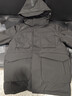 京东京造羽绒服男短款男士连帽滑雪服派克服外套男新衣送礼 黑色 XL 实拍图