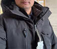 京东京造进口极寒95鹅绒服羽绒服男外套女冬季新款中长款新年 曜石黑 L 实拍图