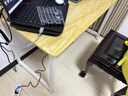 舒客艺家 电脑桌台式小户型小桌子家用学习桌写字办公书桌电竞长条桌子 木纹白架单桌120*60*74 加固电脑桌 实拍图