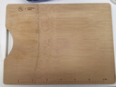 炊大皇天然整竹菜板砧板加厚非拼接防滑切菜板40*30*2.5cm 实拍图