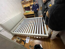 顾家家居布艺床奶油风双人床1.8米x2米9052月纱白高脚款床架京仓闪发 实拍图