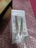 美肤语超薄高精密不锈钢眉夹拔毛镊子2支(斜口+平口)修眉拔胡子钳MF8834 实拍图