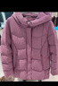 坦博尔羽绒服女中长款连帽休闲妈妈款加厚外套510506D 紫罗兰 190  实拍图
